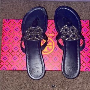 Tory Burch Miller embellished sandals size 7